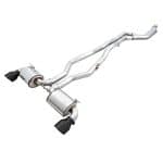 AWE Non-Resonated Touring Edition Exhaust - 5in Diamond Black Tips for A90/A91 Toyota GR Supra