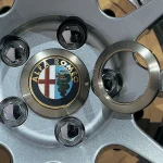 Advan Silver Alumite Alfa Romeo Centercap Adapter Ring (65mm)