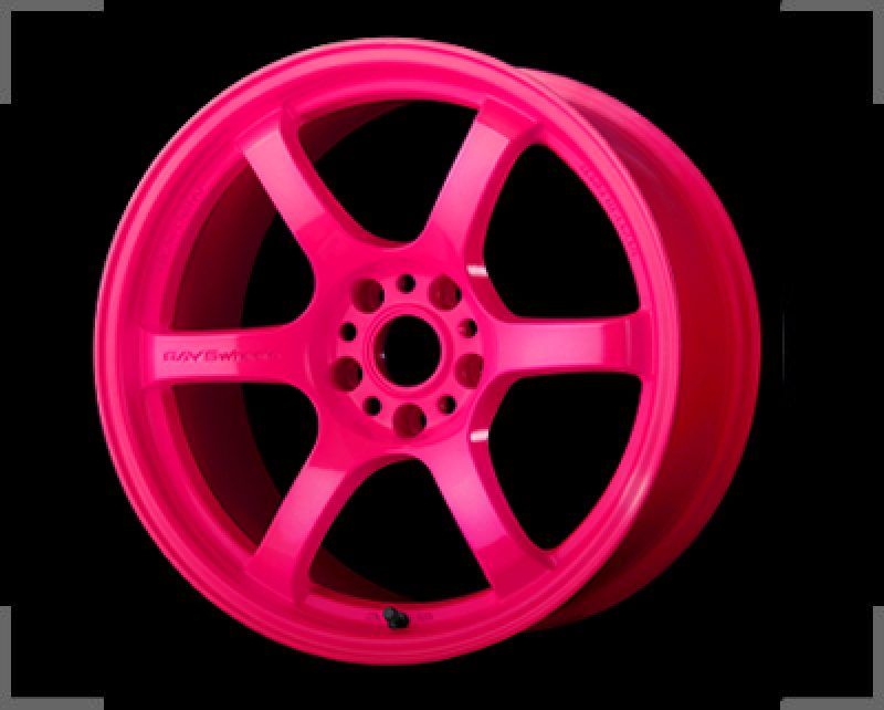 Gram Lights 57DR 18×9.5 +38 5-100 Luminous Pink Wheel