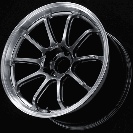 DISCONTINUED – Advan Racing RS-DF Progressive Machining & Racing Hyper Black Wheel (19×9.5 5-114.3 +38) – DISCONTINUED
