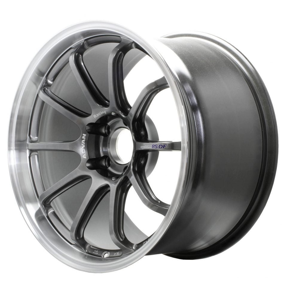 Advan Machining &; Racing Hyper Black RS-DF Progressive Wheel (19x10.5 5-114.3 +30)