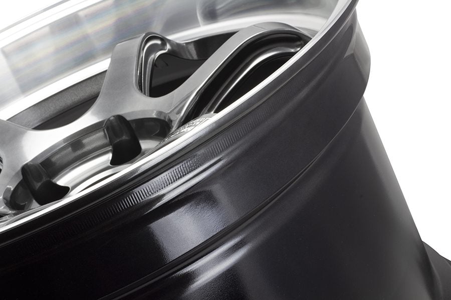 Advan R6 18x9.0 +31 5-114.3 Racing Titanium Black Wheel main image 0