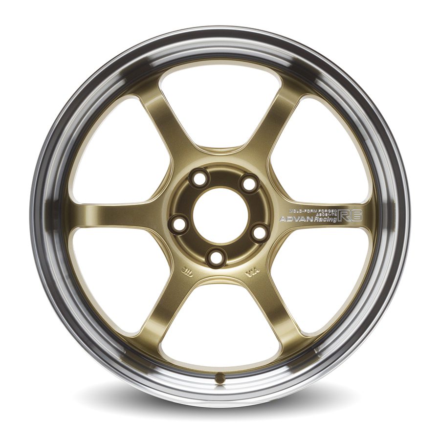 Advan R6 Machining & Racing Brass Gold Wheel