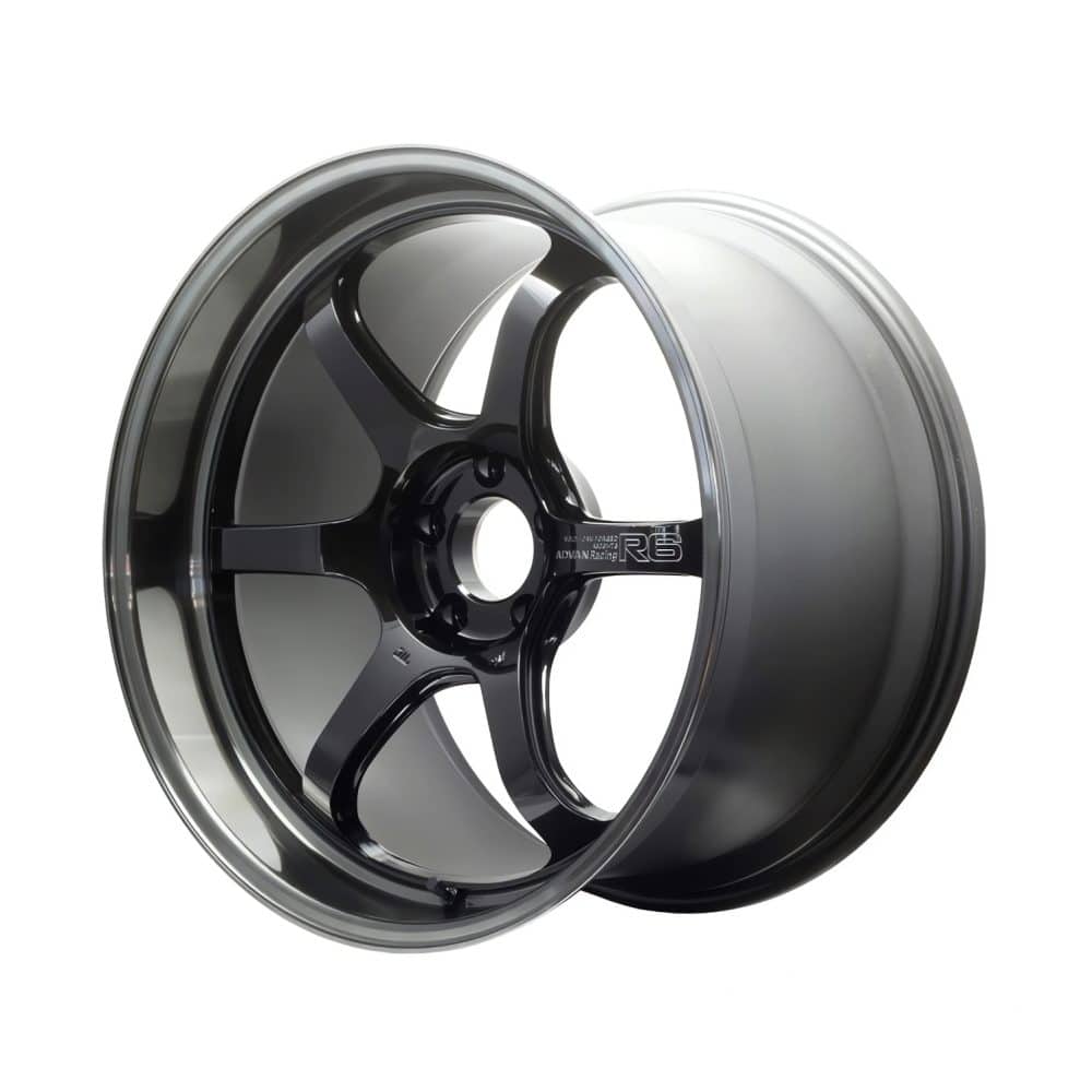 Advan Racing R6 Machining & Black Coated Graphite Wheel (20x10 5-114.3 +45)