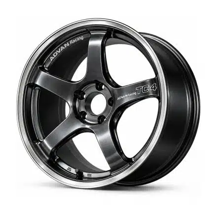 Advan Racing TC-4 Black Gun Metallic & Ring Wheel (15×6 4-100 +38)