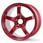 Advan Racing TC4 Candy Red & Ring Wheel