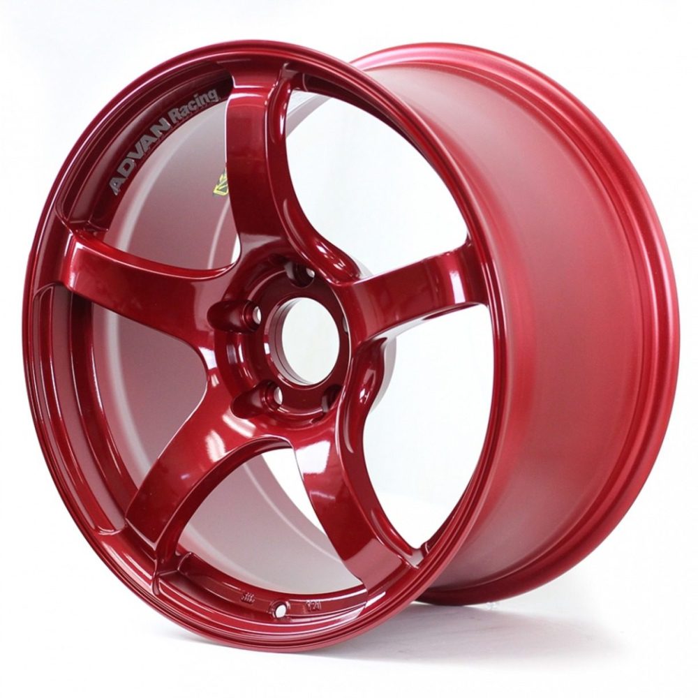Advan Racing TC4 Candy Red & Ring Wheel (18x9 5-114.3 +25)
