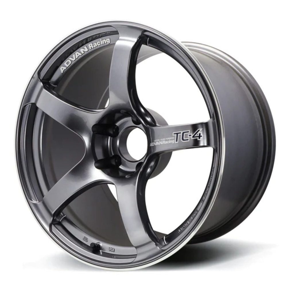 Advan Racing TC4 Gunmetallic Wheel W/ Ring (15x8 4-100 +35)