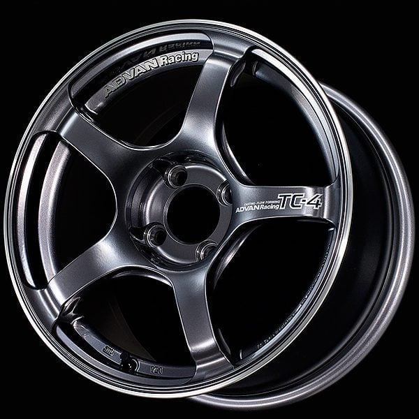 Advan TC4 17x7.5 +35 4-98 Racing Gunmetallic & Ring Wheel main image 0