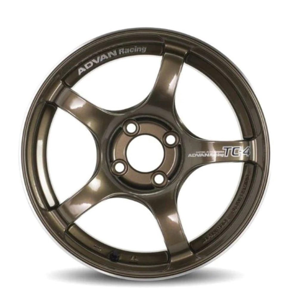 Advan Racing TC4 Umber Bronze Metallic & Ring Wheel (16x7 4-100 +31 ...