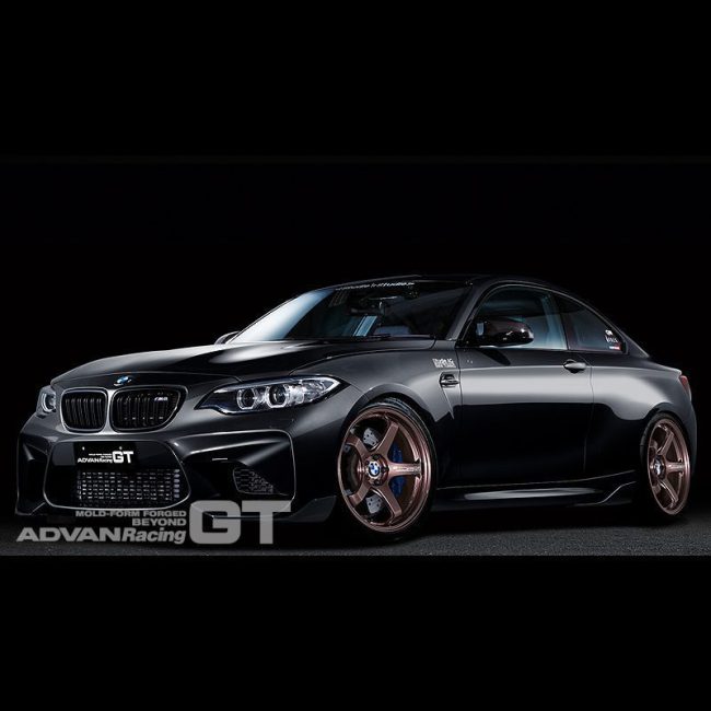 Advan RS-DF Progressive 19x9.5 +50 5-120 Racing Titanium Black Wheel