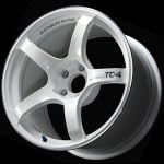 Advan TC-4 Racing White Metallic & Ring Wheel (18x8 5x114.3 +45)