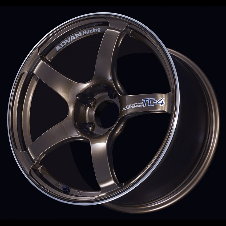 Advan TC-4 Umber Bronze Metallic & Ring Wheel (18x9.5 5x114.3 +45)