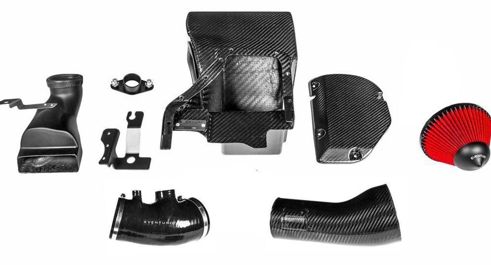 Eventuri Black Carbon Fiber Intake System for FK8 Honda Civic Type R