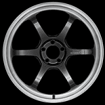 Advan R6 20×9.5 +35mm 5-114.3 Machining & Racing Hyper Black Wheel