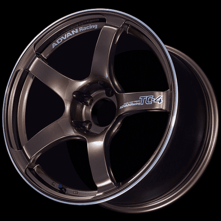 Advan Racing TC-4 Racing Umber Bronze & Ring Wheel (18×8 5-100 +28)