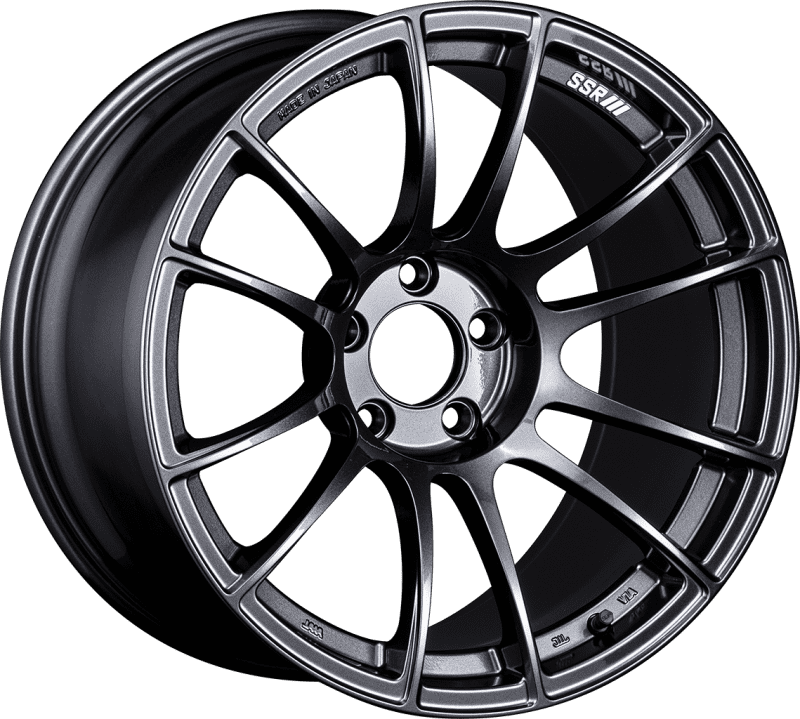 SSR GTX04 18×10.5 5×114.3 15mm Offset Dark Gunmetal Wheel