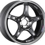SSR GTX03 19×9.5 5×114.3 38mm Offset Black Graphite Wheel