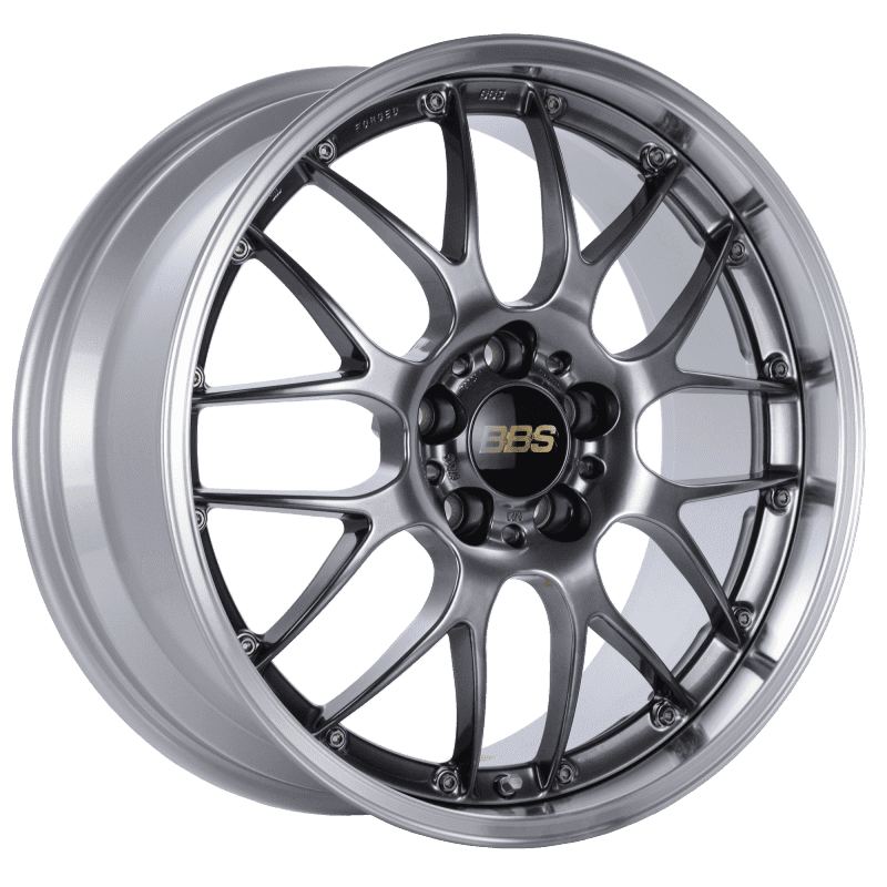 BBS RS-GT Diamond Black Center / Diamond Cut Lip Wheel (19x8.5 5x130 +53)