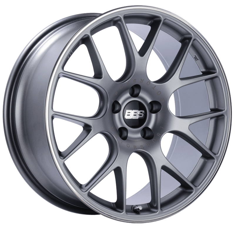 BBS CH-R Satin Titanium Polished Rim Protector Wheel (20x9 5x120 +29)