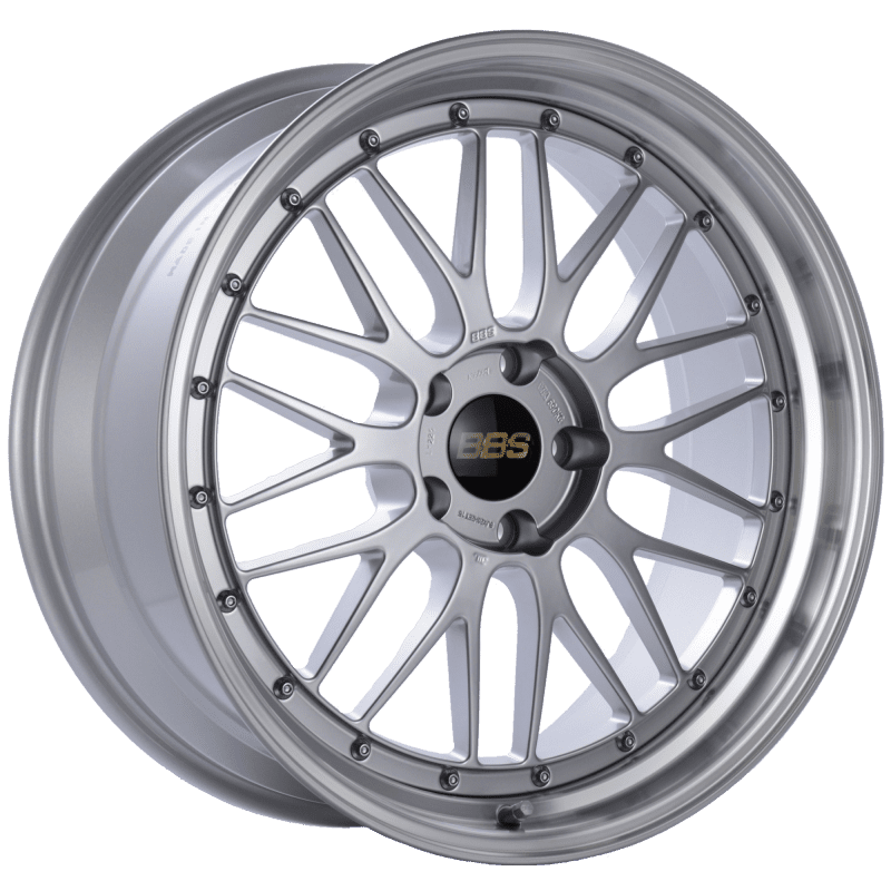 BBS LM 19×8.5 5×120 ET32 Diamond Silver Center Diamond Cut Lip Wheel -82mm PFS/Clip Required