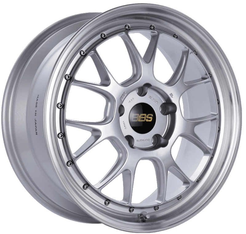 BBS LM-R 19×8.5 5×130 ET55 CB71.6 Diamond Silver Center Diamond Cut Lip Wheel