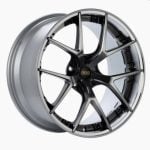 BBS RI-S 20×9 5×112 ET34 Diamond Black Center / Diamond Cut Lip Wheel -82mm PFS/Clip Required