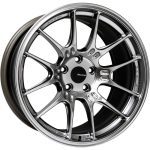 Enkei GTC02 17×7.5 4×100 35mm Offset 75mm Bore Hyper Silver Wheel