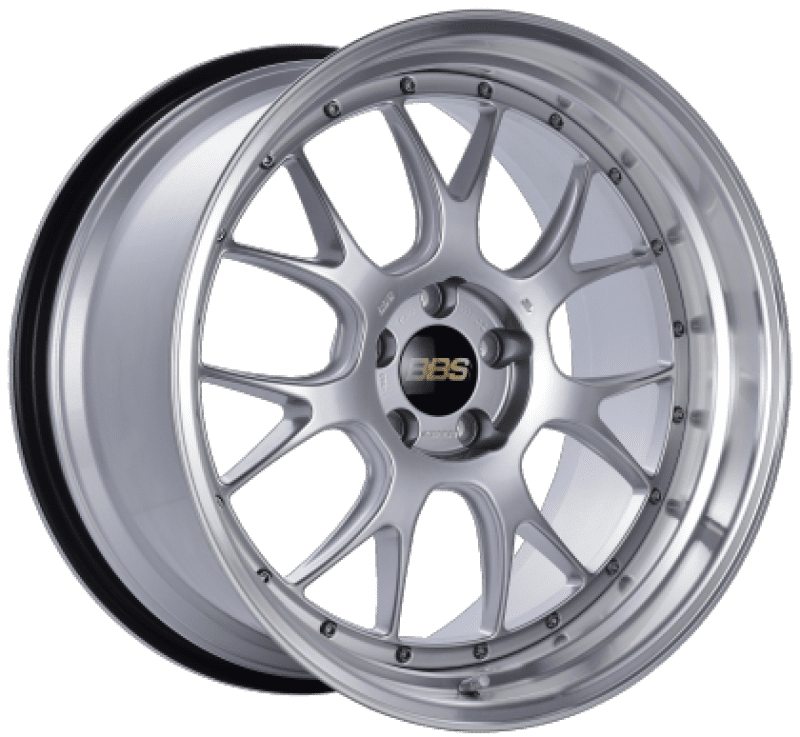 BBS LM-R 20×10.5 5×120 ET35 CB82 Diamond Silver Center Diamond Cut Lip Wheel