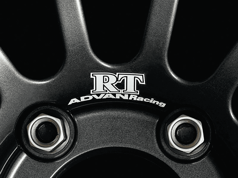 Advan RT Spoke Sticker (White) – 2 Pack