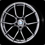 Gram Lights 57ANA 20×9.5 +45 5-114.3 Shining Silver DC Machining Wheel
