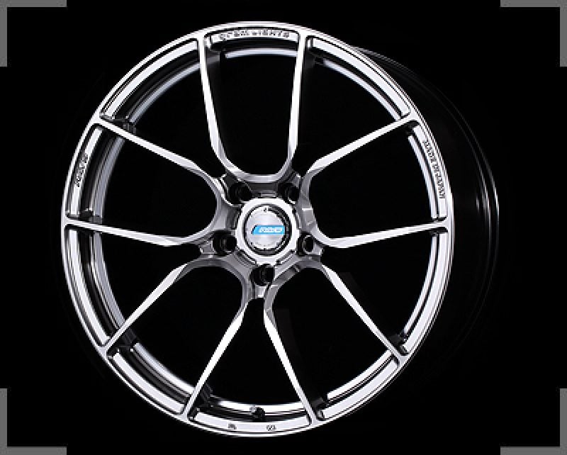 Gram Lights 57ANA 19×9.5 +18 5-114.3 Shining Silver DC Machining Wheel