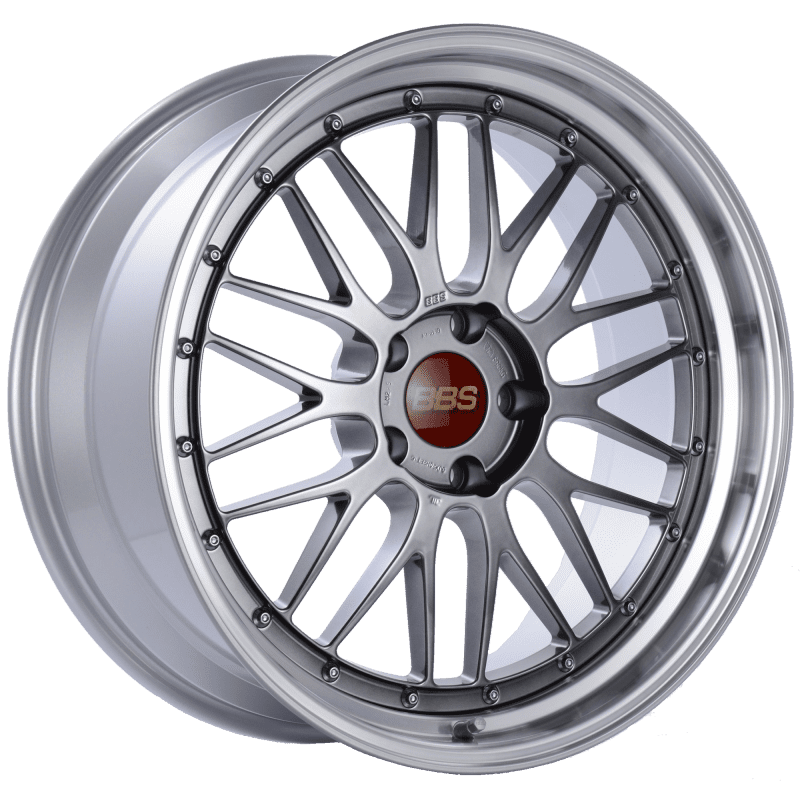 BBS LM Diamond Black Center / Diamond Cut Lip Wheel (20x9 5x120 +15)