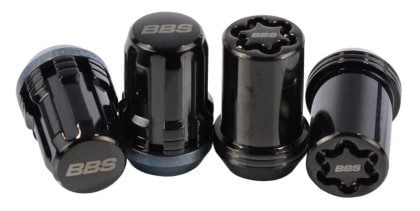 BBS McGard Black Lug Nut Set w/ Locks (12x1.25)