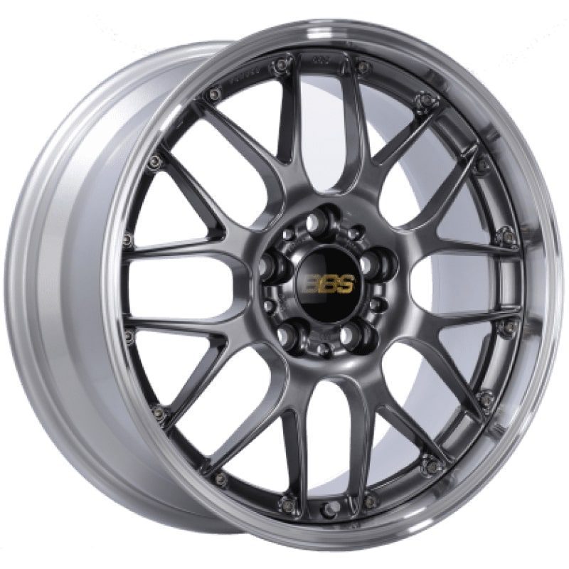 BBS RS-GT Diamond Black Center / Diamond Cut Lip Wheel (19x8.5 5x112 +30)