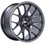 BBS CH-R Satin Titanium Polished Rim Protector Wheel (20x10.5 5x112 +25)