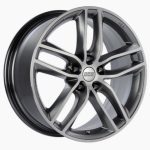 BBS SX Gloss Platinum Diamond Cut Face Wheel (18x8 5x120 +40)