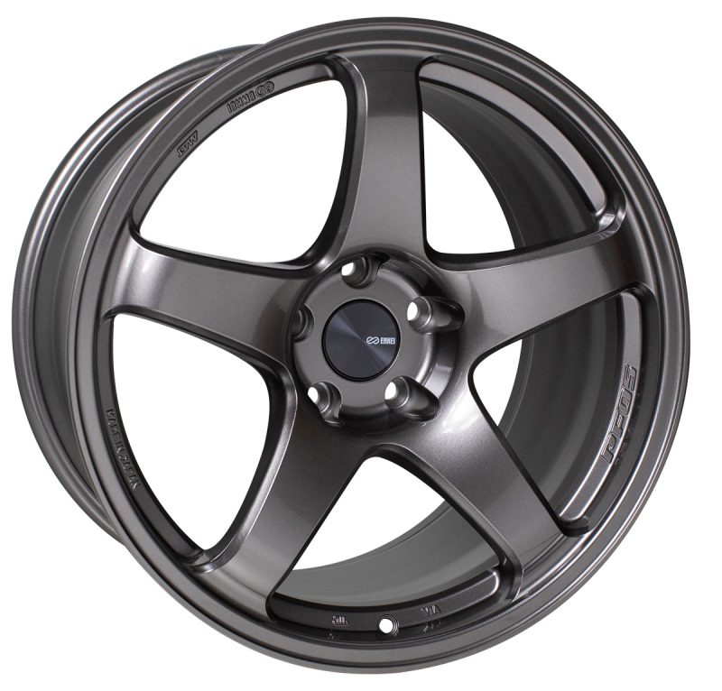 Enkei PF05 17×9.5 12mm Offset 5×114.3 75mm Bore Dark Silver Wheel