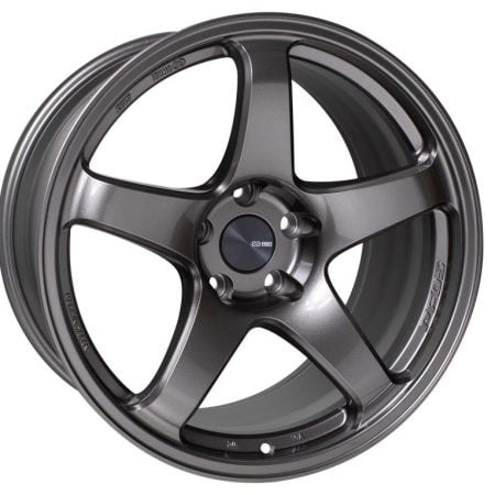 Enkei PF05 18×9 45mm Offset 5×114.3 75mm Bore Dark Silver Wheel