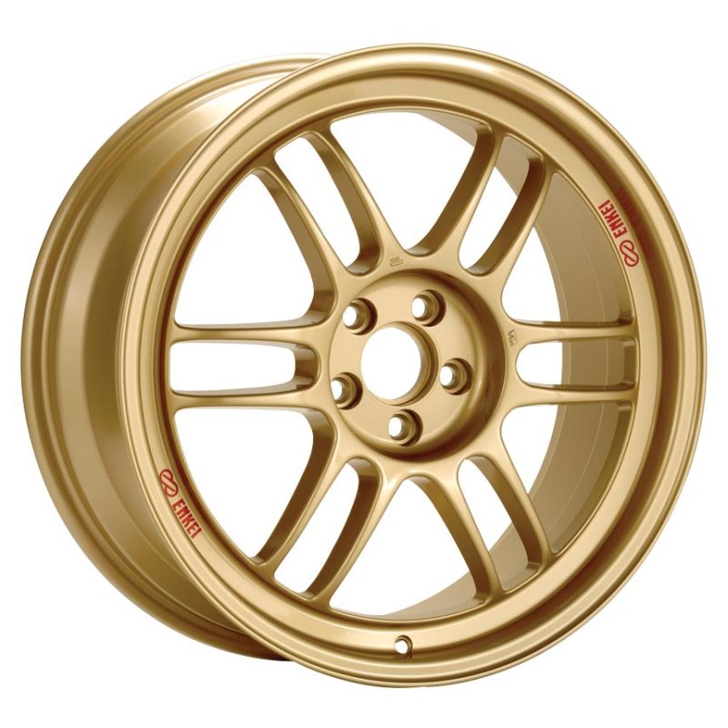Enkei RPF1 17×8 5×100 45mm Offset 73mm Bore Gold Wheel 02-10 WRX & 04 STI