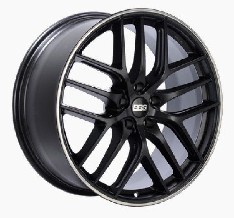 BBS CC-R Satin Black Polished Rim Protector Wheel (20x10.5 5x114.3 +25)
