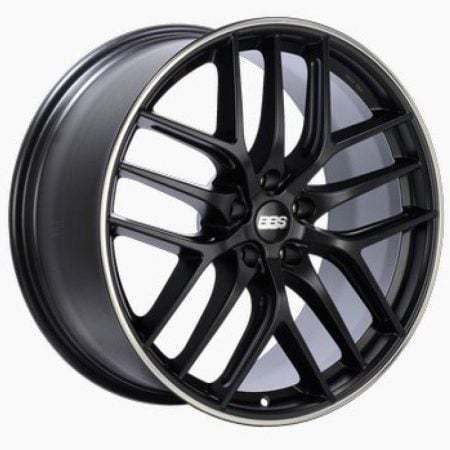 BBS CC-R Satin Black Polished Rim Protector Wheel (20×10.5 5×112 +34)