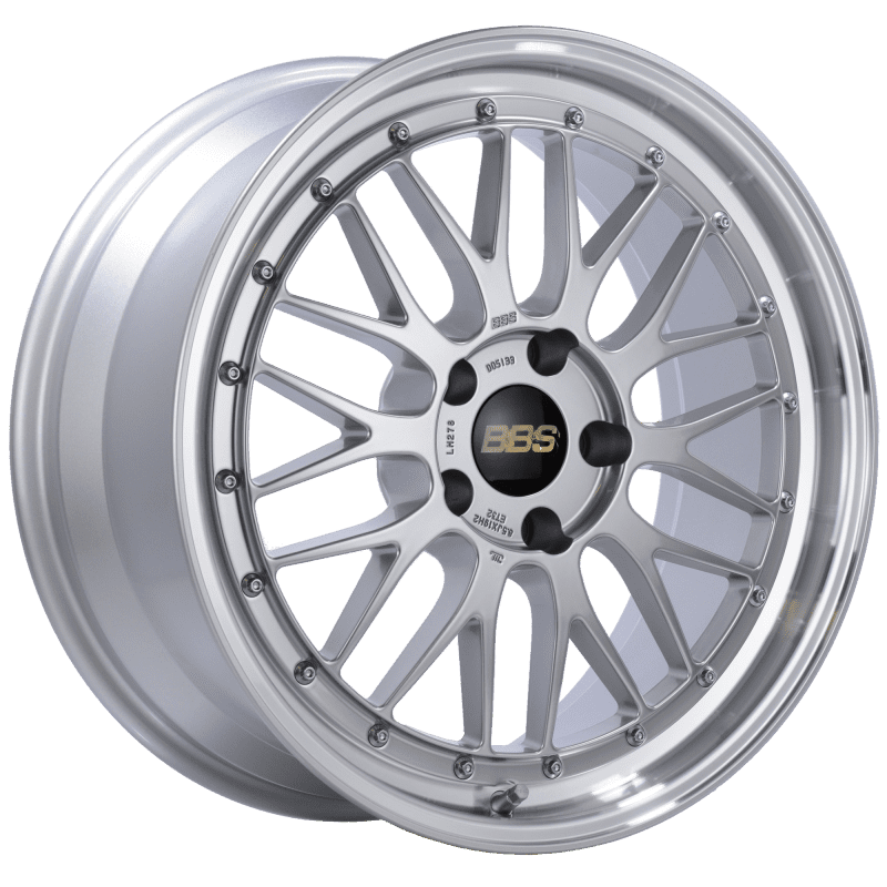 BBS LM Diamond Diamond Silver Center / Diamond Cut Lip Wheel (20x10 5x120 +45)