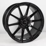 Enkei TS10 18×9.5 35mm Offset 5×114.3 Bolt Pattern 72.6mm Bore Dia Gloss Black Wheel