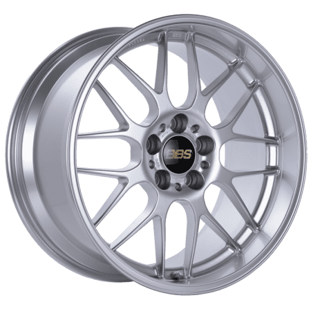 BBS RG-R Diamond Silver Center / Diamond Cut Lip Wheel (18×10 5×120 +25)