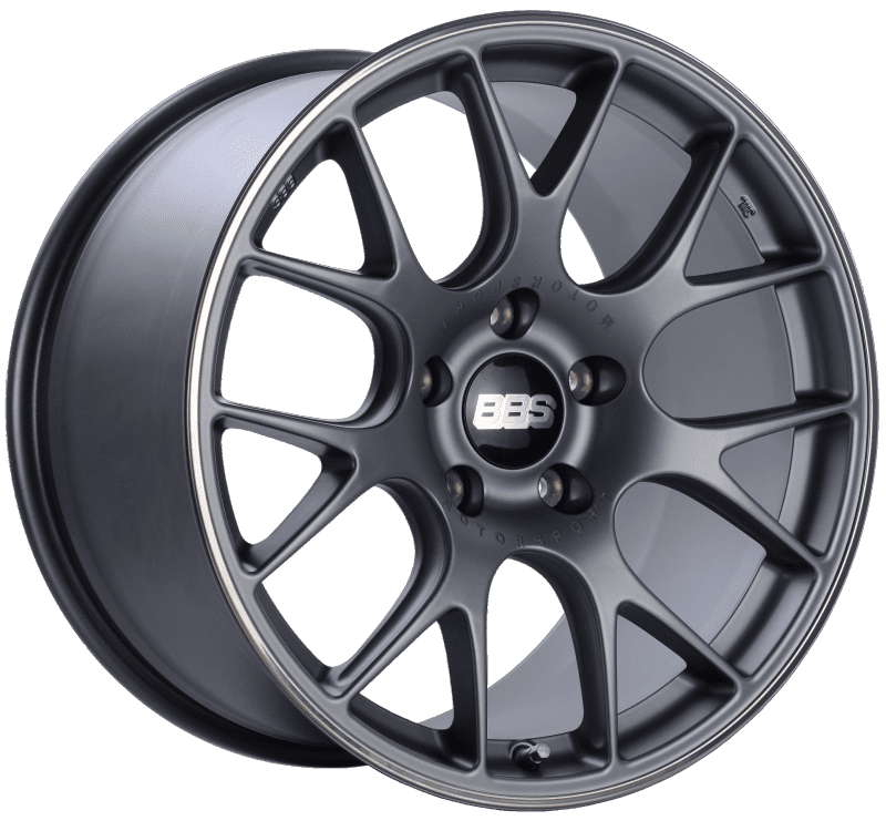 BBS CH-R 19×11 5×130 ET56 CB71.6 Satin Titanium Polished Rim Protector Wheel