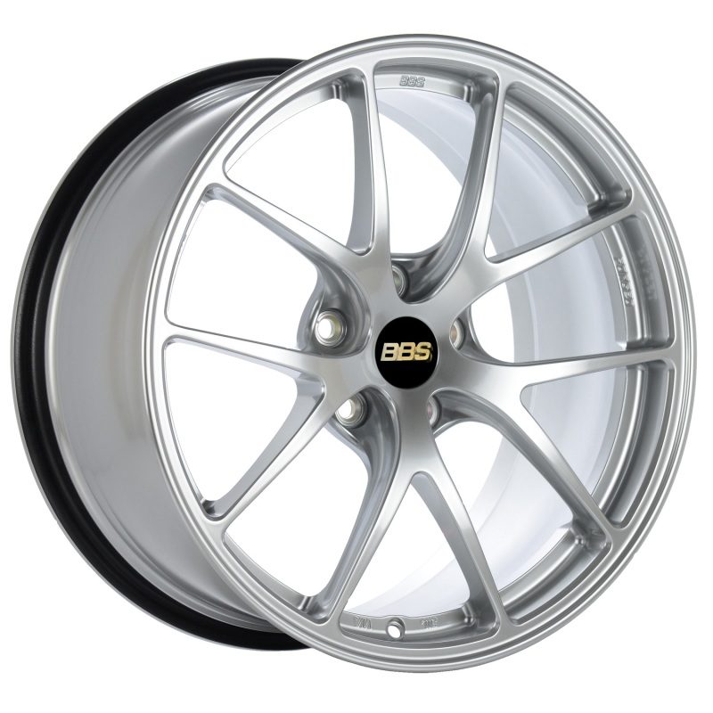 BBS RI-A 18×10.5 5×120 ET37 Diamond Silver Wheel -82mm PFS/Clip Required