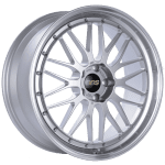 BBS LM 21×9 5×120 ET32 Diamond Silver Center Diamond Cut Lip Wheel -82mm PFS/Clip Required