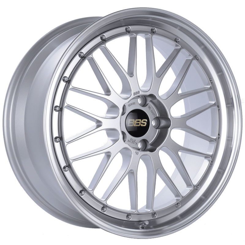 BBS LM 21×9 5×120 ET32 Diamond Silver Center Diamond Cut Lip Wheel -82mm PFS/Clip Required