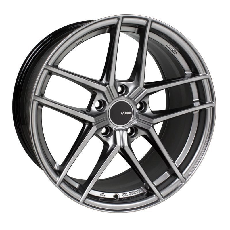 Enkei TY5 18×8.5 5×114.3 35mm Offset 72.6mm Bore Hyper Silver Wheel